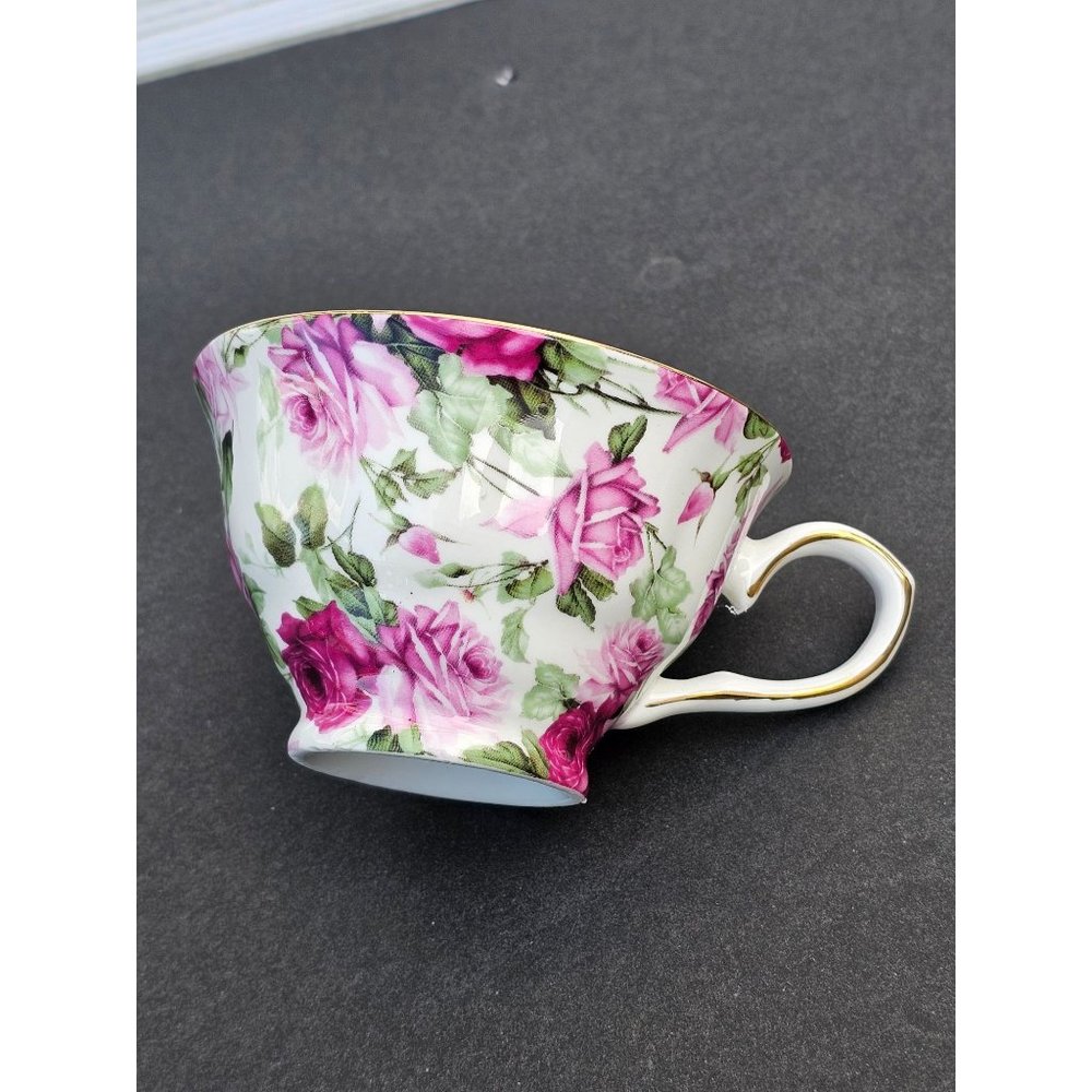 Gracie China by Coastline Imports Replacement Floral Teacup